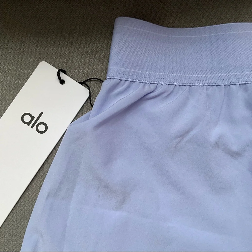 Alo Yoga Match Point Tennis Skirt Light Provence Blue XS